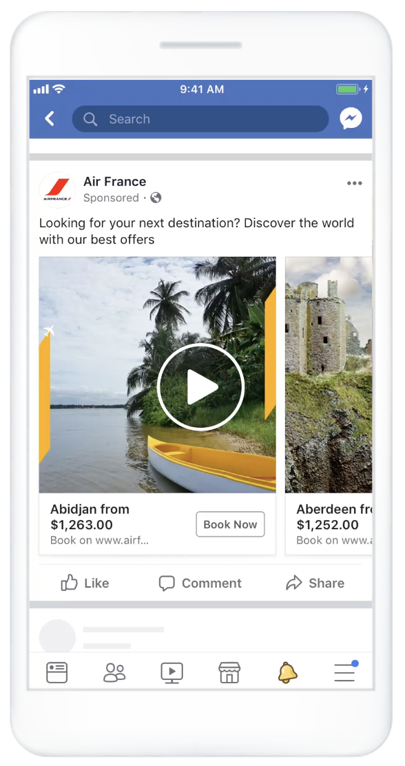 Facebook Carousel Ad Sizes Search Rail Digital Adwords Agency
